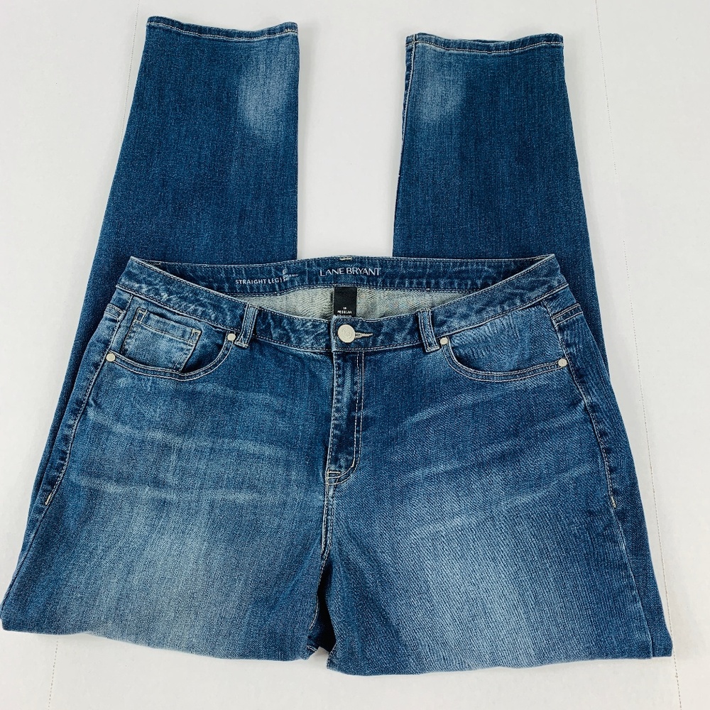 Lane Bryant Jeans Womens Plus Size 18 Blue Casual